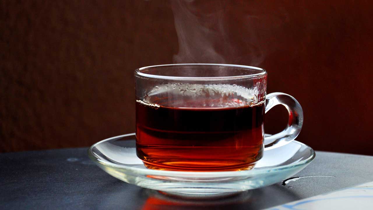 A cup of warm tea